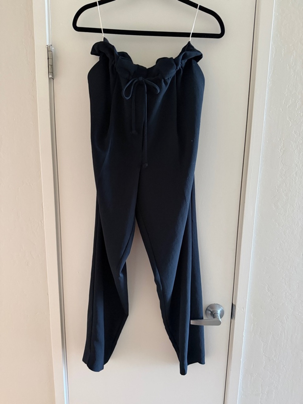 Aritzia Women’s Black Paperbag Waist Jumpsuit